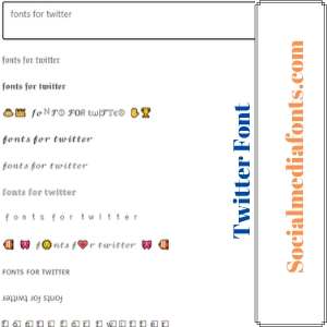 twitter font