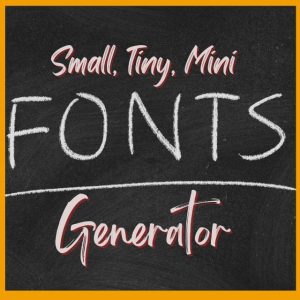 tiny text generator