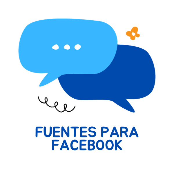 Fuentes para Facebook